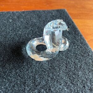 Swarovski Crystal cobra Figurine